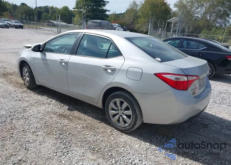 2016 Toyota Corolla Le from USA, damaged, VIN 2T1BURHE2GC596133